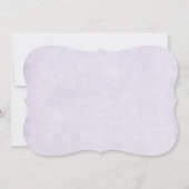 かわいい熱気球の水の色ベビーシャワー 招待状 (裏面)