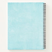 かわいい熱気球（ベアウォーター色） ノートブック (裏面)