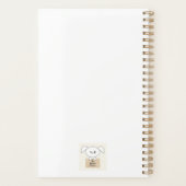 かわいい熱狂するの素晴らしい年プランナー プランナー手帳 (裏面)