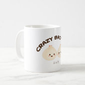 かわいい熱狂するカップルTシャツセット コーヒーマグカップ (正面左)