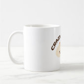 かわいい熱狂するカップルTシャツセット コーヒーマグカップ (左)