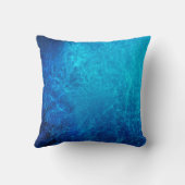 かわいい熱狂する魚の女性の追加文字 クッション (裏面)