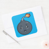 かわいい爆弾 スクエアシール (封筒)