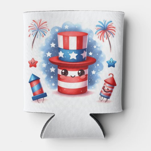 かわいい爆竹 缶クーラー (正面)