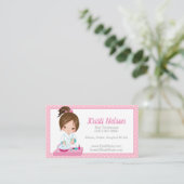 かわいい爪、 ネイルテクニカード 名刺 (スタンド正面)