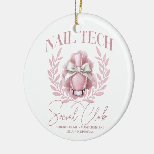 かわいい爪、 ネイルテックコケット爪、 ネイルポーランドソーシャルクラブ セラミックオーナメント (左)