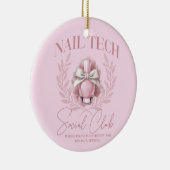 かわいい爪、 ネイルテックコケット爪、 ネイルポーランドソーシャルクラブ セラミックオーナメント (右)