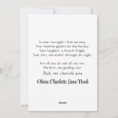 かわいい父と息子の魚釣り旅行水の色 シーズンカード (裏面)