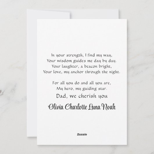 かわいい父と息子の魚釣り旅行水の色 シーズンカード (裏面)