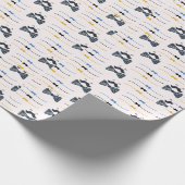 かわいい父の日のボウタイ ラッピングペーパー (角)