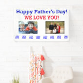 かわいい父の日の最高のパパ写真 横断幕 (インサイチュ)