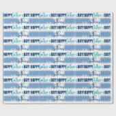 かわいい父の日の贈り物 ラッピングペーパー (フラット)