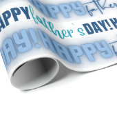 かわいい父の日の贈り物 ラッピングペーパー (ロールコーナー)