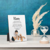 かわいい父の日引用文from Son フォトプラーク (側面)