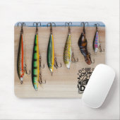 かわいい父の日魚釣り マウスパッド (マウス)