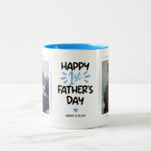 かわいい父の日2写真 ツートーンマグカップ (中央)