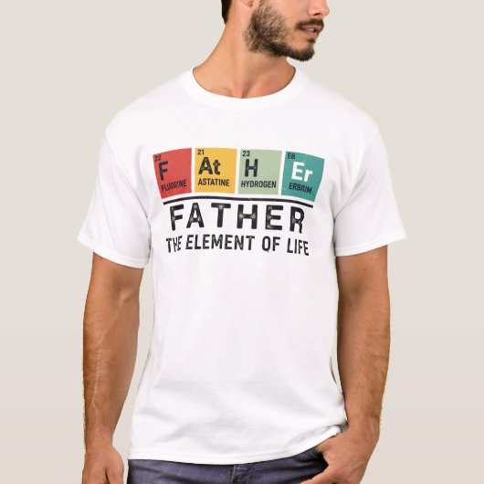 かわいい父の要素 Tシャツ (正面)