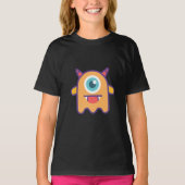 かわいい片目の怪物|過去記事 Tシャツ (正面)