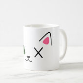 かわいい片目の猫マグ コーヒーマグカップ (正面右)