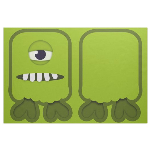かわいい片目モンスターの裁縫キット ファブリック (ファットクウォーター)