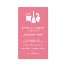 かわいい片面ピンクの白いクリーニング用品