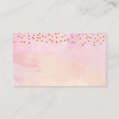 かわいい牛おむつラッフルエンクロージャカード エンクロージャーカード (裏面)