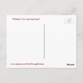 かわいい牛のキッス ポストカード (裏面)