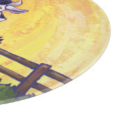 かわいい牛のキッチンアクセサリー カッティングボード (角)