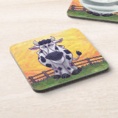 かわいい牛のキッチンアクセサリー コースター (左側)