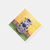 かわいい牛のキッチンアクセサリー スタンダードカクテルナプキン (角)