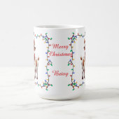 かわいい牛のクリスマスマグ コーヒーマグカップ (中央)