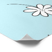 かわいい牛のシームレスなパターン。ヴィンテージ幼稚なバックアップ ポスター (角)