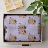 かわいい牛のパターン 薄葉紙 (ギフト)