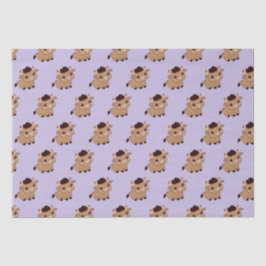 かわいい牛のパターン 薄葉紙