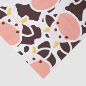 かわいい牛のパターン 薄葉紙 (詳細)