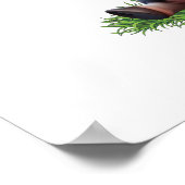 かわいい牛のファーム動物2nd誕生日パーティーへようこそ ポスター (角)