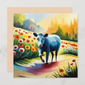 かわいい牛のフローラ畑 (正面/裏面)