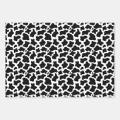 かわいい牛のプリントパターン農家ギフトファーム動物 ラッピングペーパーシート (正面3)