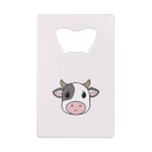 かわいい牛のボトルオープナー クレジットカード栓抜き (裏面)