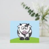 かわいい牛のポストカード ポストカード (スタンド正面)