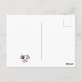 かわいい牛のポストカード ポストカード (裏面)