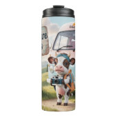 かわいい牛のヴィンテージアドベンチャータンブラー タンブラー (正面)