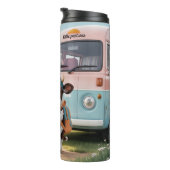 かわいい牛のヴィンテージアドベンチャータンブラー タンブラー (回転右)