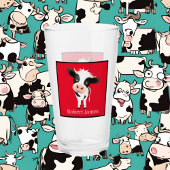 かわいい牛の恋人が名前を付ける タンブラーグラス