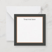 かわいい牛の恋人を追加気持ちノートカード ノートカード (裏面)