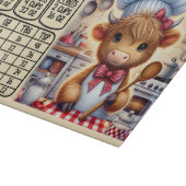 かわいい牛の換算チャート カッティングボード (角)