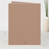 かわいい牛の最高の友達ハグフローラアート カード (裏面)