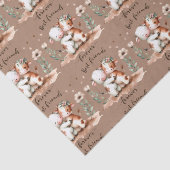 かわいい牛の最高の友達ハグフローラアート 薄葉紙 (詳細)