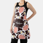 かわいい牛の柄 エプロン (インサイチュ)