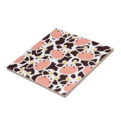 かわいい牛の柄 タイル (側面)